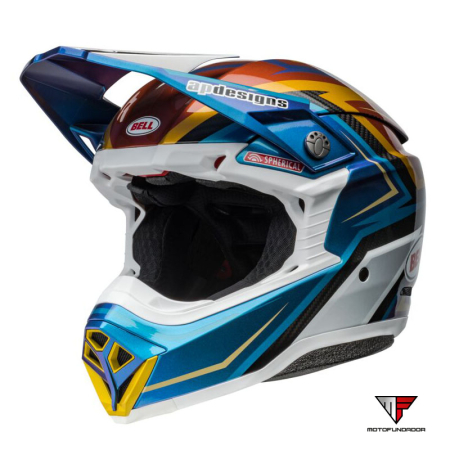 BELL Moto-10 Spherical Helmet - Tomac Replica 24 Gloss White/Gold