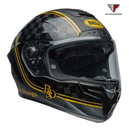Capacete BELL Race Star DLX Flex Helmet - RSD Player Matte/Gloss Black/Gold