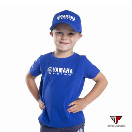 T-Shirt Yamaha Paddock Blue Essentials Kids Bruges
