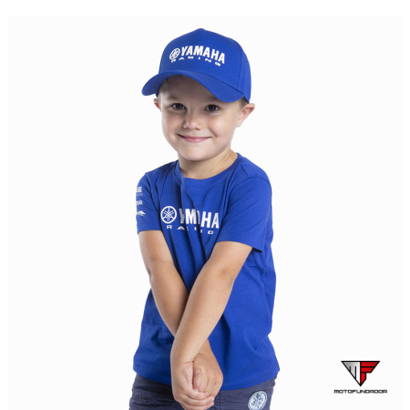 T-Shirt Yamaha Paddock Blue Essentials Kids Bruges