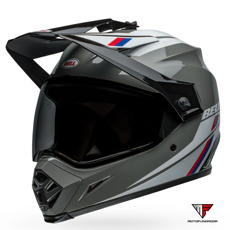 Capacete BELL MX-9 Adventure MIPS Helmet - Alpine Gloss Nardo/Black
