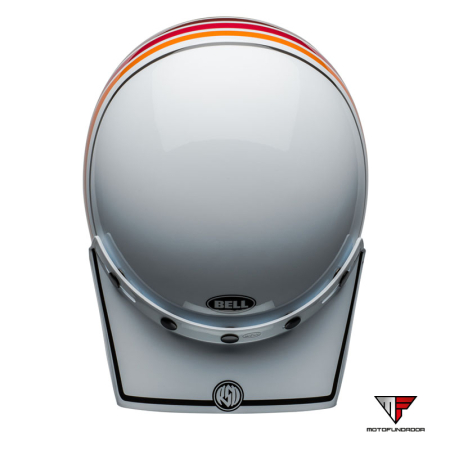 Capacete Bell Moto-3 RSD Saddlback - Satin/Gloss White/Black