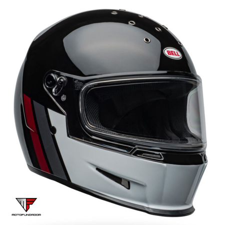 Capacete BELL Eliminator Helmet - GT Gloss Black/White 