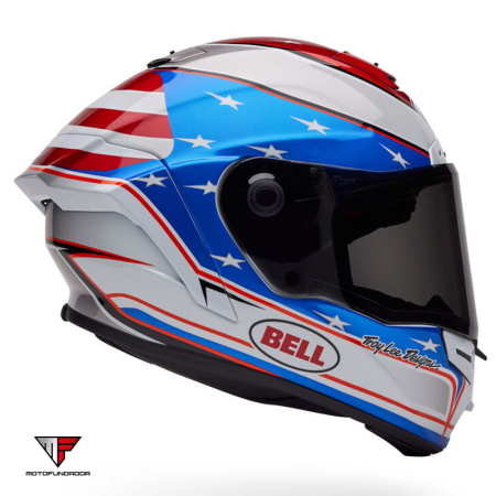 Capacete BELL Race Star DLX Flex Helmet - Beaubier 24 Gloss White/Blue