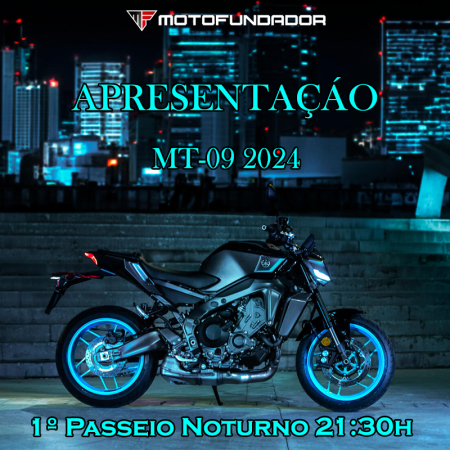 1º Passeio Noturno Yamaha MT / Apresentação da Nova Yamaha MT09 2024