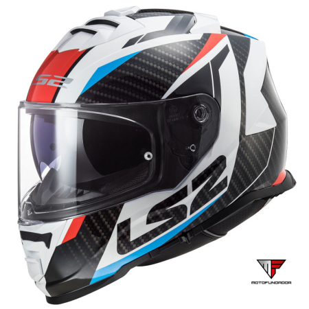 Capacete LS2 FF800 Storm II Racer - Azul / Vermelho