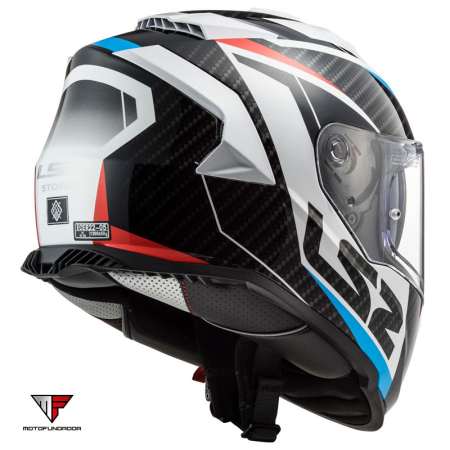 Capacete LS2 FF800 Storm II Racer - Azul / Vermelho