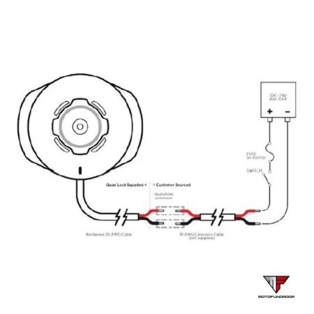 Quad Lock Base de Carregamento Rápida sem Fios Impermeável 12V24V V2 