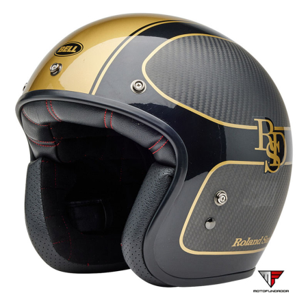 Capacete Bell Custom 500 - RSD Checkmate Matte Gloss Black/Gold