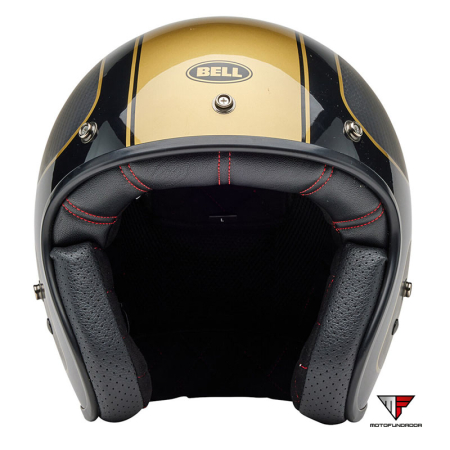 Capacete Bell Custom 500 - RSD Checkmate Matte Gloss Black/Gold