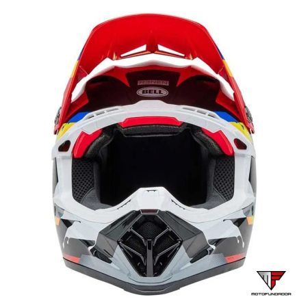 Capacete BELL Moto-9S Flex - Renen Nova Gloss Black/Red