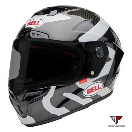 Capacete BELL Race Star DLX - Hello Cousteau Equidae Matte Gloss Black/Gray