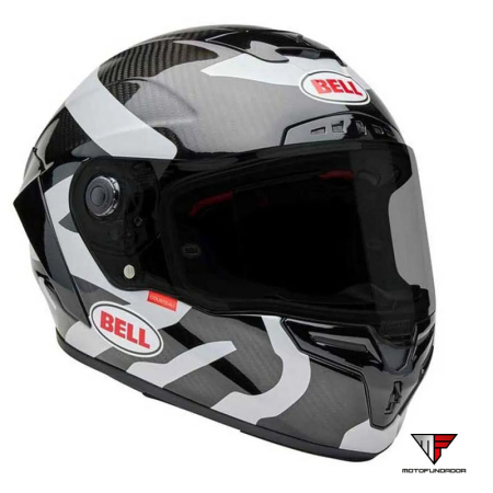 Capacete BELL Race Star DLX - Hello Cousteau Equidae Matte Gloss Black/Gray