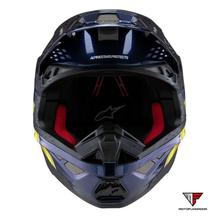 Capacete Alpinestars S-M10 TLD Edition 25 (ECE22.06) - AZ/LAR/AM FLUO/VRM