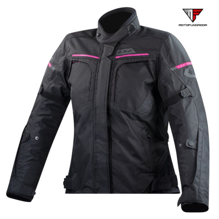 Casaco LS2 Endurance Senhora Preto/Rosa - S