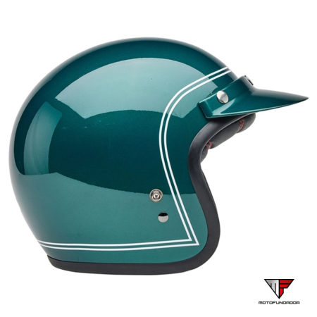 Capacete BELL Custom 500 - Steve McQueen Riverside Metallic Green