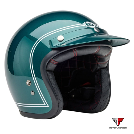 Capacete BELL Custom 500 - Steve McQueen Riverside Metallic Green