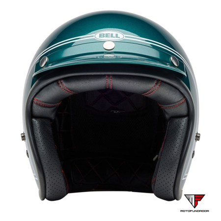 Capacete BELL Custom 500 - Steve McQueen Riverside Metallic Green