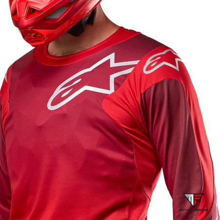 Camisola Alpinestars Racer Hoen - Vermelho / Burg