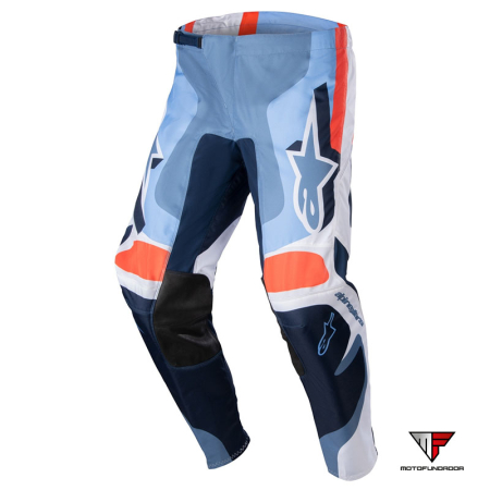 Calças Alpinestars Fluid Agent - Azul / Oranje