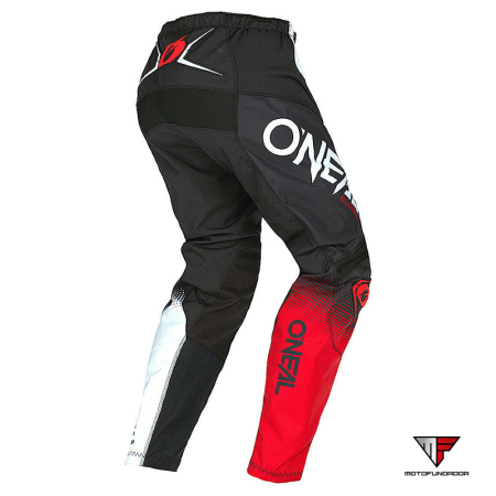 Calças Oneal Element Racewear V.22 - Black/Whit/Red