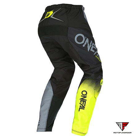 Calças Oneal Element Racewear V.22 - Black/Grey/Yell