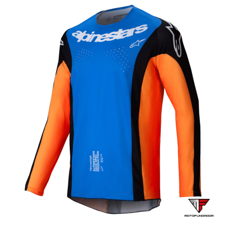 Camisola Alpinestars Techstar Melt - Laraja / Azul