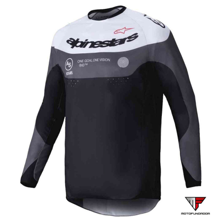 Camisola Alpinestars Pro-Dura - Preta / Branca