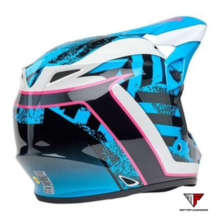 Capacete BELL MX-9 Mips - Breakdance Gloss Blue/Pink