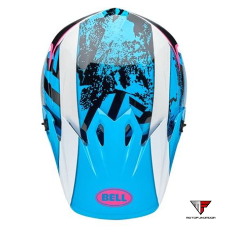 Capacete BELL MX-9 Mips - Breakdance Gloss Blue/Pink