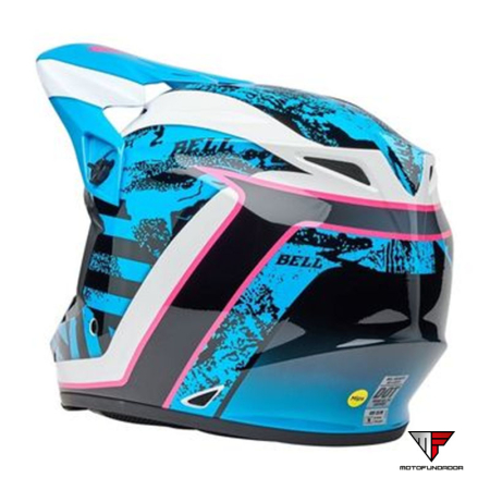 Capacete BELL MX-9 Mips - Breakdance Gloss Blue/Pink