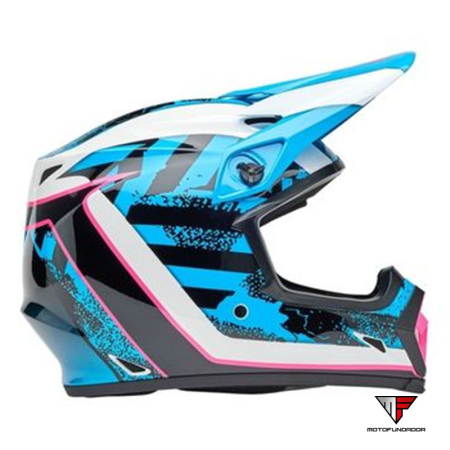 Capacete BELL MX-9 Mips - Breakdance Gloss Blue/Pink