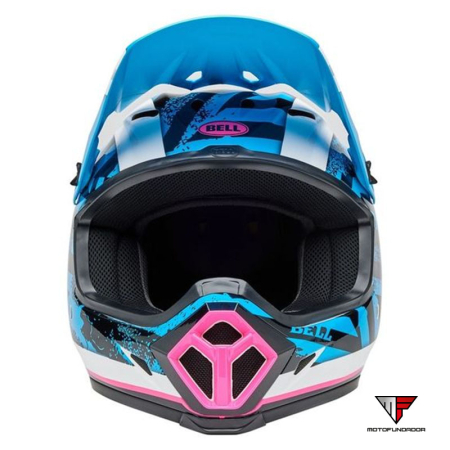 Capacete BELL MX-9 Mips - Breakdance Gloss Blue/Pink