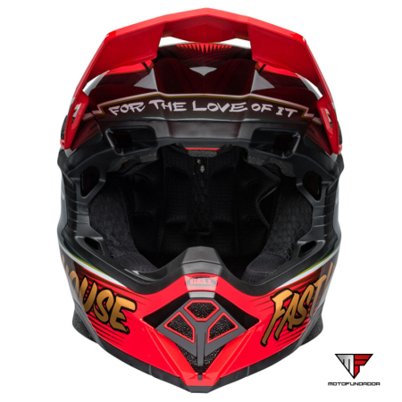 Capacete BELL Moto-10 Spherical Helmet - Fasthouse DITD 24 Gloss Red/Gold