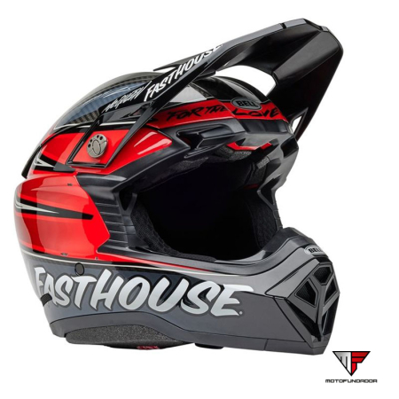 Capacete BELL Moto-10 Spherical Mips - Fasthouse DITD 25 Gloss Gray/Red