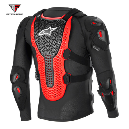 Colete Alpinestars Completa Bionic XTR Plasma - Preto / Vermelho / Branco