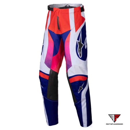 Calças Alpinestars Youth  Racer Wurx- Multicolor / Branco