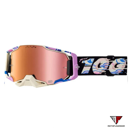 Oculos 100% Armega Donuts - Jogo 2 oculos Jet Lawrence - Lente espelhada