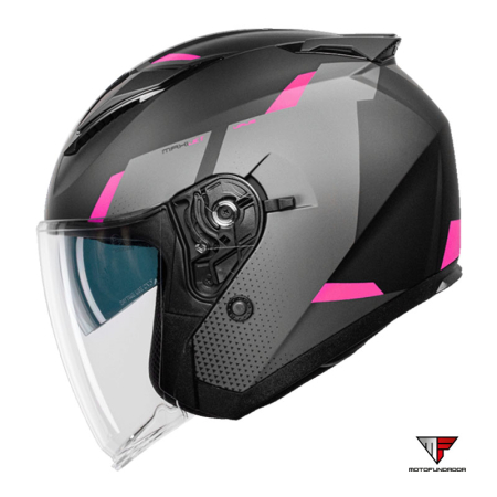 Capacete CMS Maxi Jet Urus Pink