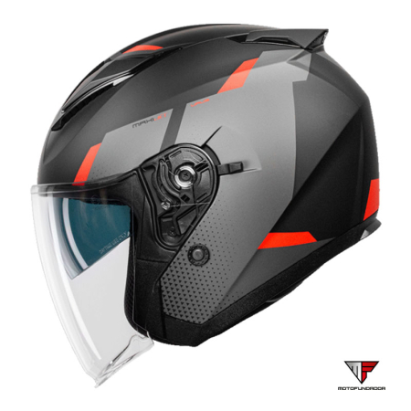 Capacete CMS Maxi Jet Urus Red Matt