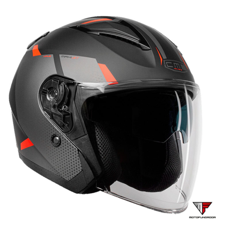 Capacete CMS Maxi Jet Urus Red Matt