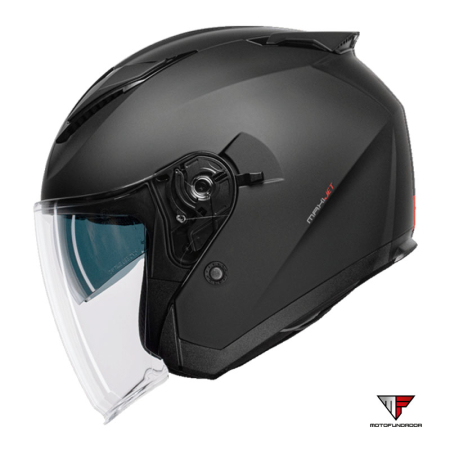 Capacete CMS Maxi Jet Plain Black Matt