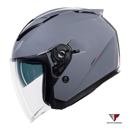 Capacete CMS Maxi Jet Plain Nardo Grey