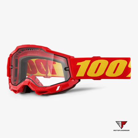 Oculos 100% Accuri 2 Moto - Enduro - Lente Duppla Pane  