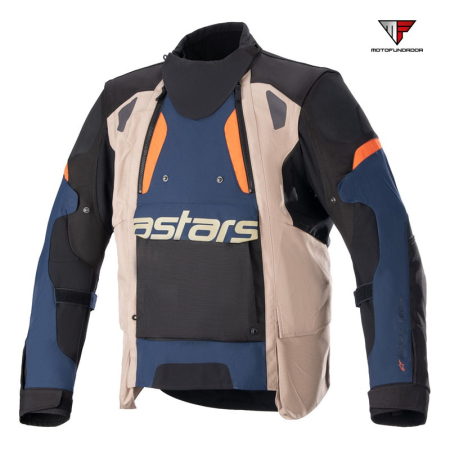 Casaco Alpinestars Halo Drystar - AZ ESC/KHAKI/LAR FLU