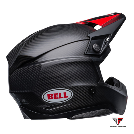 Capacete BELL Moto-10 Spherical Helmet - Satin / Preto / Vermelho