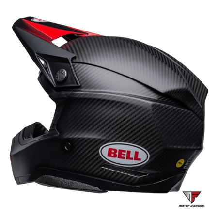 Capacete BELL Moto-10 Spherical Helmet - Satin / Preto / Vermelho