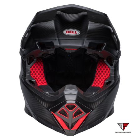 Capacete BELL Moto-10 Spherical Helmet - Satin / Preto / Vermelho