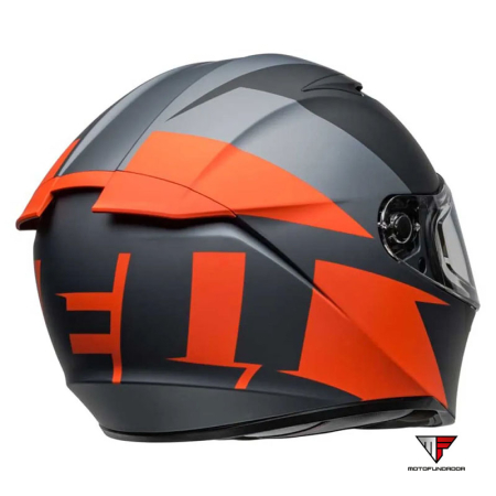 Capacete BELL Lithium Shear Matte - Cinza/Laranja