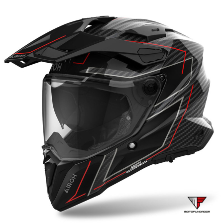 Capacete Airoh Commander 2 Stylish Carbon Gloss